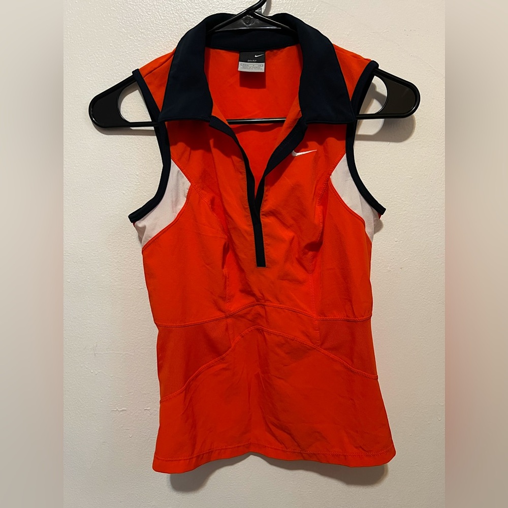 [Nike] Dry Fit Sleeveless Polo Golf Top
